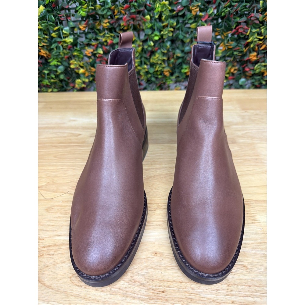 Cole Haan‎ Nora Bootie Leather Waterproof Chelsea Ankle Pull On Brown Womens 8.5 - Picture 2 of 10